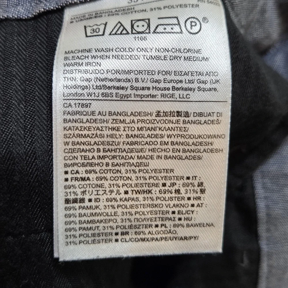 Banana Republic Pants Mens‎ 35x30 Gray Kentfield Pant Straight Leg Dress Slacks